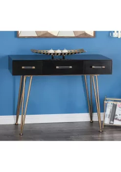 Brand new π Wood Metal Console Table by Monroe Lane π