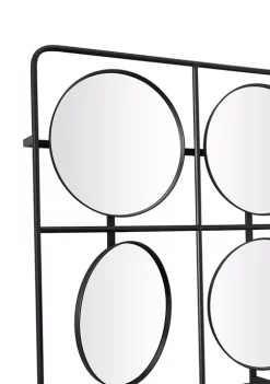 Best Sale ✨ Modern Metal Wall Mirror by Monroe Lane ✔️ -Monroe Lane Sales Belk 25554