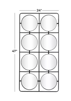 Best Sale ✨ Modern Metal Wall Mirror by Monroe Lane ✔️ -Monroe Lane Sales Belk 25555