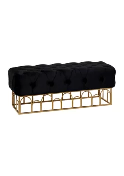 Best reviews of 🎉 Glam Metal Bench by Monroe Lane 🔥 -Monroe Lane Sales Belk 25575