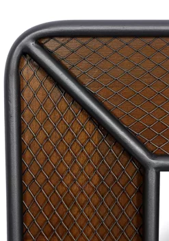 Deals 🧨 Industrial Wood Wall Mirror by Monroe Lane 🌟 -Monroe Lane Sales Belk 25584