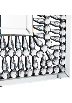 Best Pirce 🧨 Glam Glass Wall Mirror by Monroe Lane ✔️ -Monroe Lane Sales Belk 25594