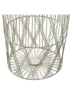 Outlet 🔥 Contemporary Metal Storage Basket - Set of 3 by Monroe Lane 🥰 -Monroe Lane Sales Belk 25681