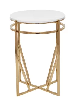 Coupon 👏 Contemporary Metal Accent Table by Monroe Lane 🎁 -Monroe Lane Sales Belk 25696