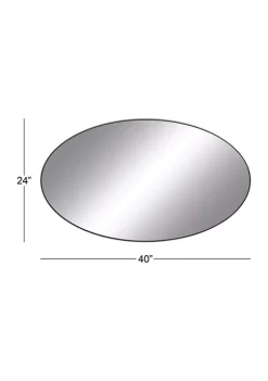 Outlet 🔥 Contemporary Wood Wall Mirror by Monroe Lane ❤️ -Monroe Lane Sales Belk 25700