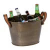 Hot Sale 🥰 Contemporary Metal Ice Bucket by Monroe Lane 🔔