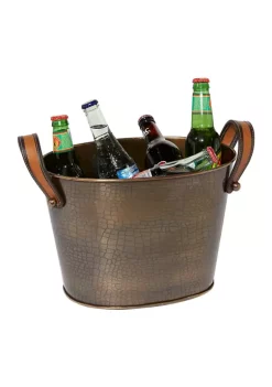 Hot Sale 🥰 Contemporary Metal Ice Bucket by Monroe Lane 🔔 -Monroe Lane Sales Belk 25714