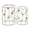 Flash Sale 🧨 Contemporary Metal Accent Table - Set of 2 by Monroe Lane 👏