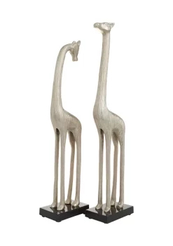 New π Contemporary Aluminum Sculpture - Set of 2 by Monroe Lane β