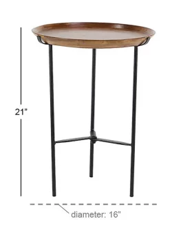 Discount ✔️ Iron Accent Table by Monroe Lane 🛒 -Monroe Lane Sales Belk 25815