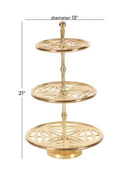 Top 10 ⭐ Contemporary Aluminum Tiered Server by Monroe Lane 🔔 -Monroe Lane Sales Belk 25824
