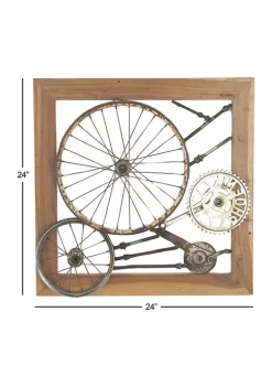 Deals 😀 Iron Industrial Wall Décor by Monroe Lane 🎁 -Monroe Lane Sales Belk 25837