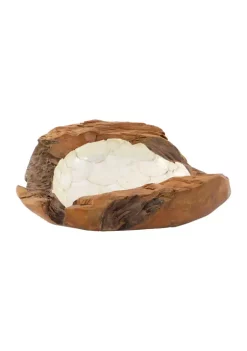 Best reviews of 🧨 Bohemian Teak Wood Decorative Bowl by Monroe Lane ✔️ -Monroe Lane Sales Belk 25861