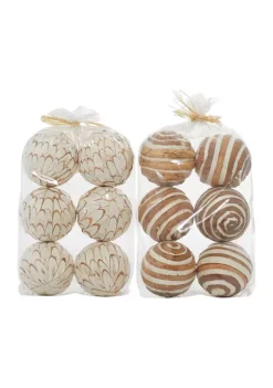 Deals 🧨 Coastal Dried Plant Orbs & Vase Filler - Set of 2 by Monroe Lane 🔥