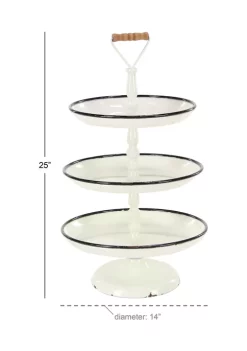 New ✨ Farmhouse Metal Tiered Server by Monroe Lane 🛒 -Monroe Lane Sales Belk 25872