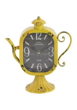 Outlet ⌛ Vintage Metal Clock - Set of 4 by Monroe Lane 🔥 -Monroe Lane Sales Belk 25891