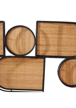 Best deal 🥰 Modern Bamboo Wall Decor by Monroe Lane 🎉 -Monroe Lane Sales Belk 25920