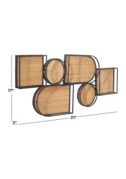 Best deal 🥰 Modern Bamboo Wall Decor by Monroe Lane 🎉 -Monroe Lane Sales Belk 25921