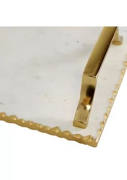 Outlet 😉 Glam Ceramic Tray - Set of 2 by Monroe Lane 👏 -Monroe Lane Sales Belk 25926