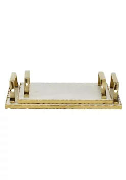 Outlet 😉 Glam Ceramic Tray - Set of 2 by Monroe Lane 👏 -Monroe Lane Sales Belk 25928