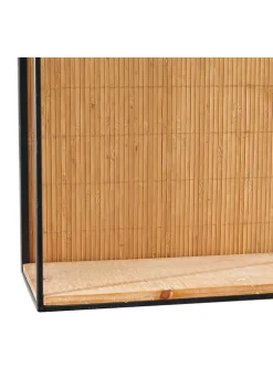 Cheapest 👏 Modern Bamboo Wall Shelf - Set of 2 by Monroe Lane ❤️ -Monroe Lane Sales Belk 25950