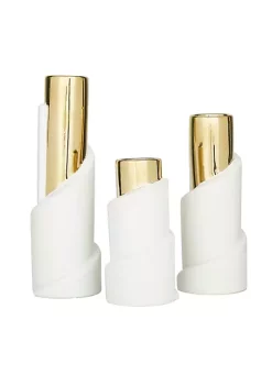 Cheap π Contemporary Ceramic Vase - Set of 3 by Monroe Lane π₯