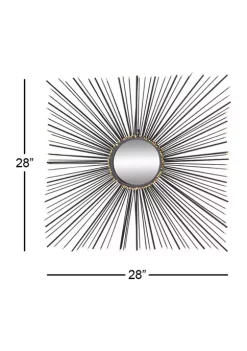 Wholesale 🎁 Iron Wall Mirror by Monroe Lane 🛒 -Monroe Lane Sales Belk 26028