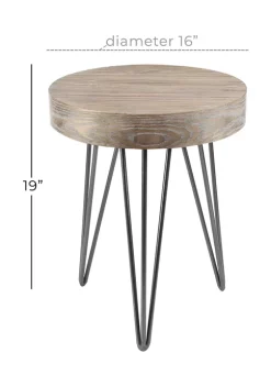 Cheap 🧨 Modern Wood Accent Table by Monroe Lane 💯 -Monroe Lane Sales Belk 26032
