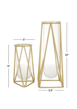 Best reviews of ✔️ Modern Glass Vase - Set of 2 by Monroe Lane 🛒 -Monroe Lane Sales Belk 26147