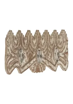 Outlet ❤️ Mango Wood Farmhouse Wall Hook by Monroe Lane 🥰 -Monroe Lane Sales Belk 26195