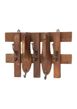 Hot Sale 😀 Mango Wood Vintage Wall Hook by Monroe Lane ✨ -Monroe Lane Sales Belk 26235