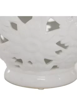 Deals 😉 Contemporary Ceramic Lantern by Monroe Lane 🎁 -Monroe Lane Sales Belk 26293