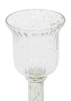 Coupon 🎁 Vintage Glass Hurricane Lamp - Set of 2 by Monroe Lane ⭐ -Monroe Lane Sales Belk 26309