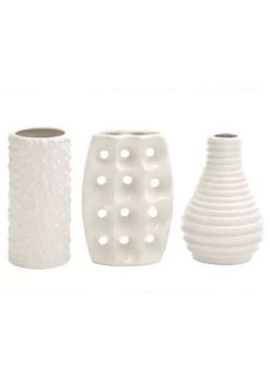 Wholesale 👏 Modern Ceramic Vase - Set of 3 by Monroe Lane 🥰