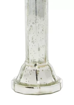 Coupon 🎁 Vintage Glass Hurricane Lamp - Set of 2 by Monroe Lane ⭐ -Monroe Lane Sales Belk 26310