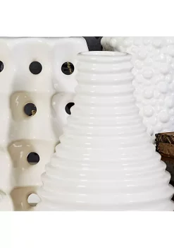 Wholesale 👏 Modern Ceramic Vase - Set of 3 by Monroe Lane 🥰 -Monroe Lane Sales Belk 2633