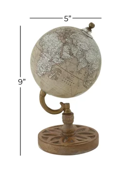Best Pirce ✨ Traditional Wood Globe by Monroe Lane ❤️ -Monroe Lane Sales Belk 26342