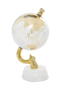 Cheap 🎁 Coastal Aluminum Globe by Monroe Lane 💯 -Monroe Lane Sales Belk 26352