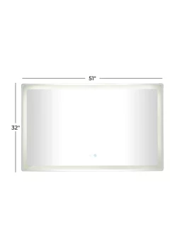 Buy ✨ Modern Glass Anti Fog Mirror by Monroe Lane 😉 -Monroe Lane Sales Belk 26372