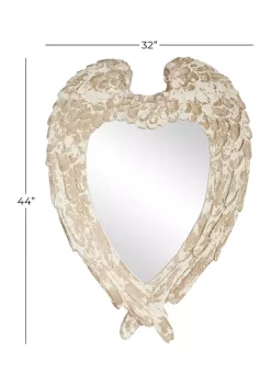 Cheap 😀 Farmhouse Resin Wall Mirror by Monroe Lane ✨ -Monroe Lane Sales Belk 26386