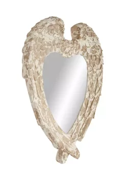 Cheap 😀 Farmhouse Resin Wall Mirror by Monroe Lane ✨ -Monroe Lane Sales Belk 26387