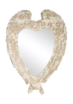 Cheap 😀 Farmhouse Resin Wall Mirror by Monroe Lane ✨ -Monroe Lane Sales Belk 26388