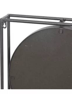 Best Sale 🔔 Modern Metal Wall Mirror by Monroe Lane 🎁 -Monroe Lane Sales Belk 26426