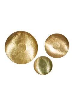 Cheapest 😀 Glam Metal Wall Decor - Set of 3 by Monroe Lane 👍