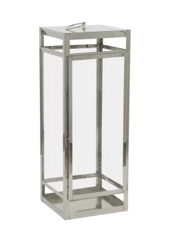 Buy 😀 Contemporary Stainless Steel Lantern by Monroe Lane 🛒 -Monroe Lane Sales Belk 26458