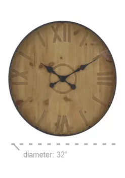 Top 10 😍 Wood Wall Clock by Monroe Lane 💯 -Monroe Lane Sales Belk 26507