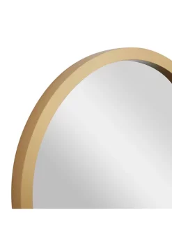 Promo 👏 Contemporary Wood Wall Mirror by Monroe Lane ✔️ -Monroe Lane Sales Belk 26534