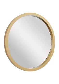 Promo 👏 Contemporary Wood Wall Mirror by Monroe Lane ✔️ -Monroe Lane Sales Belk 26536