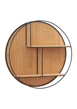 Flash Sale 🔥 Modern Bamboo Wall Shelf by Monroe Lane 😍 -Monroe Lane Sales Belk 26574