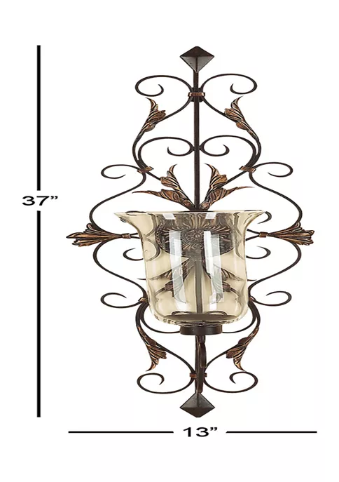 Deals ⌛ Rustic Glass Wall Sconce by Monroe Lane ✔️ 5 Deals ⌛ Rustic Glass Wall Sconce by Monroe Lane ✔️ - Image 5